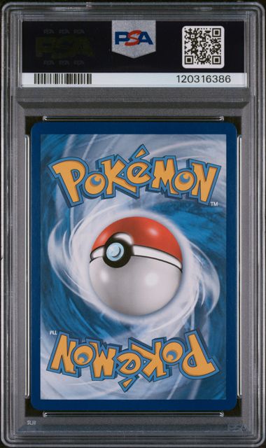 2019 POKEMON SUN & MOON TEAM UP CELEBI & VENUSAUR GX #1 TEAM UP PSA 10 back - PSA cert 120316386