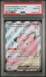 2025 POKEMON JTG EN-JOURNEY TOGETHER LILLIE'S CLEFAIRY EX #173 ULTRA RARE PSA 10 front - PSA cert 120481357