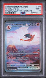 2023 POKEMON MEW EN-151 CHARIZARD EX #199 SPECIAL ILLUSTRATION RARE PSA 9 front - PSA cert 127480274