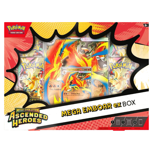 Ascended Heroes Mega Emboar ex Box