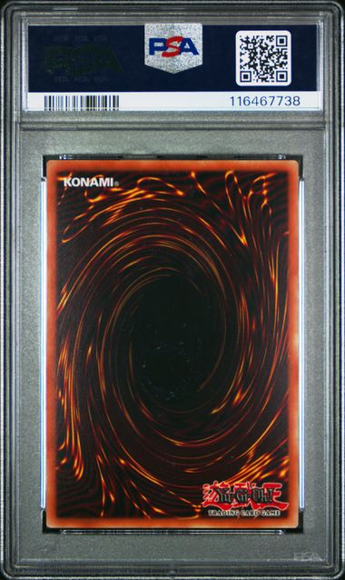 2023 YU-GI-OH! PROMO DARK MAGICIAN #EN001 ADIDAS COLLABORATION PSA 10 back - PSA cert 116467738