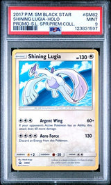 2017 POKEMON SM BLACK STAR PROMO SHINING LUGIA-HOLO #SM82 PROMO-S.L. SPR.PREM.COLL. PSA 9 front - PSA cert 123831597