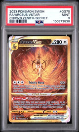 2023 POKEMON SWORD AND SHIELD CROWN ZENITH ARCEUS VSTAR #GG70 CROWN ZENITH-SECRET PSA 9 front - PSA cert 150973838
