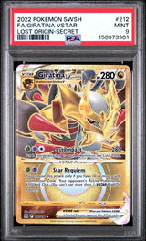 2022 POKEMON SWORD & SHIELD LOST ORIGIN GIRATINA VSTAR #212 LOST ORIGIN-SECRET PSA 9 front - PSA cert 150973901