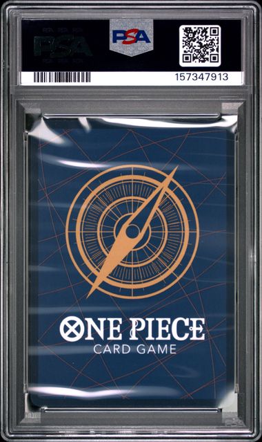 2024 ONE PIECE OP09-EMPERORS IN THE NEW WORLD MONKEY D. LUFFY #119 ALTERNATE ART PSA 10 back - PSA cert 157347913