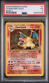 2000 POKEMON GAME BASE II CHARIZARD-HOLO #4 BASE II PSA 3 front - PSA cert 94407526